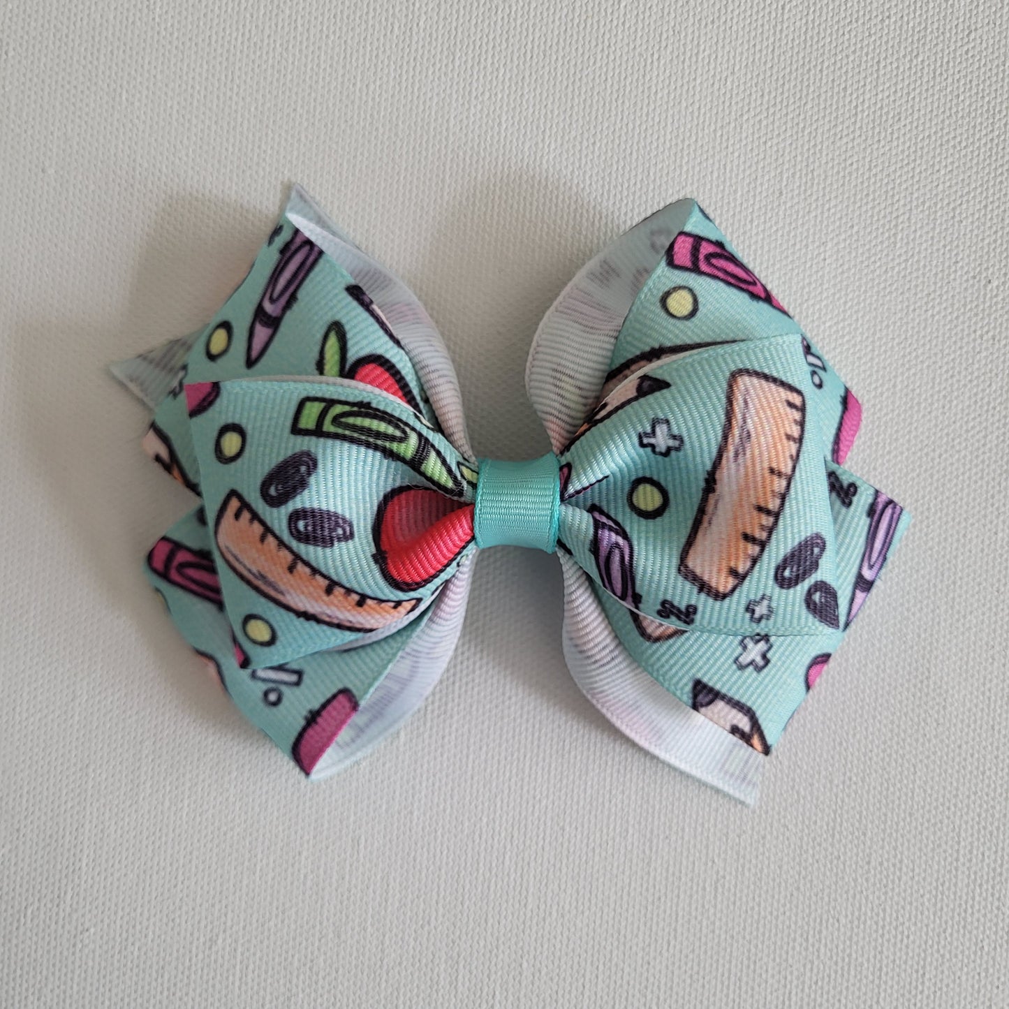 Back to School Hair Bow