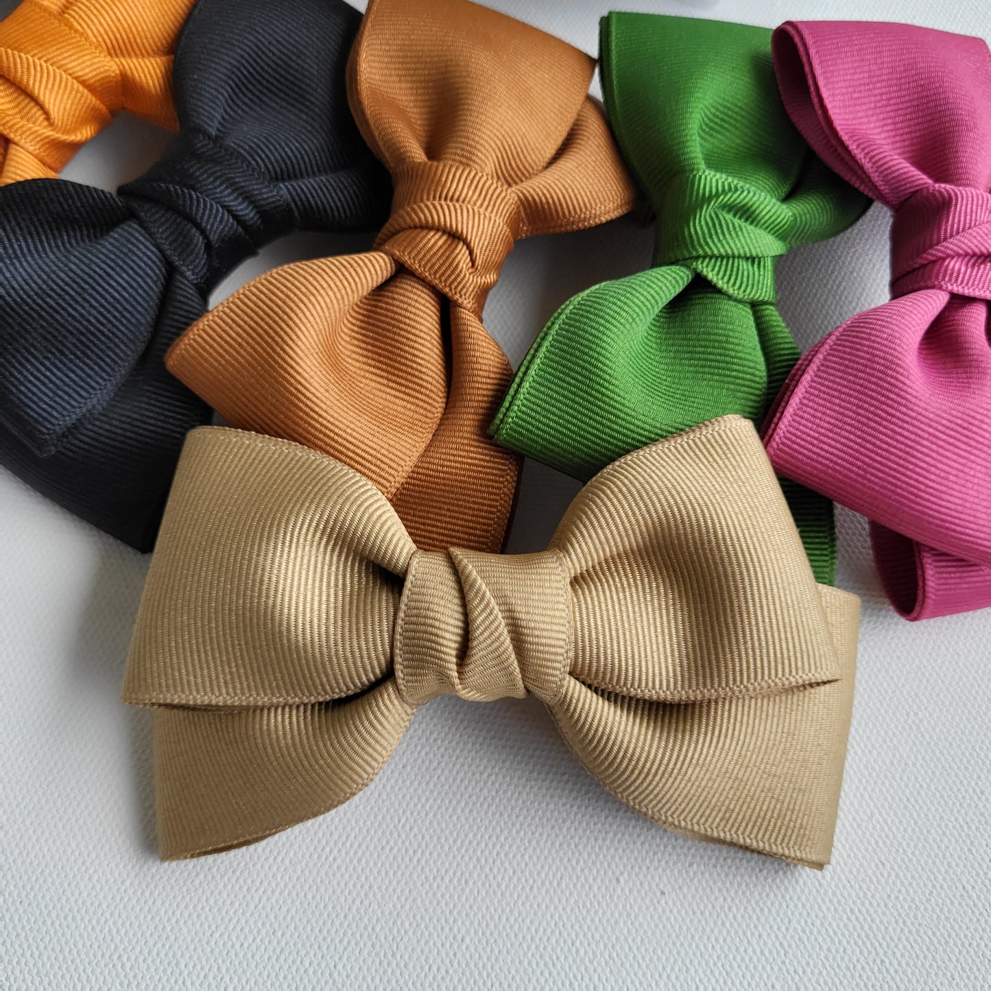 Khaki Hair Bow