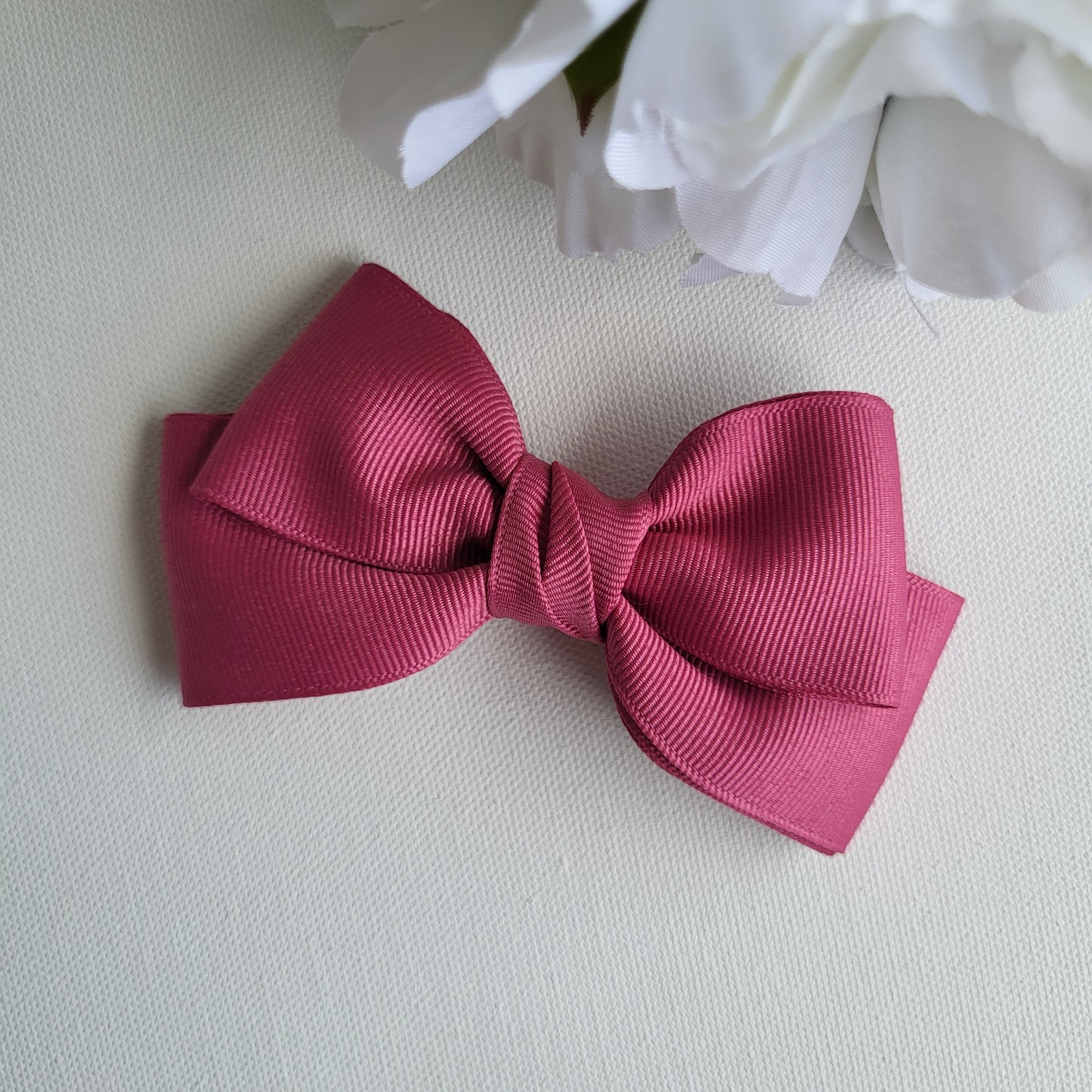 Deep Mauve Hair Bow