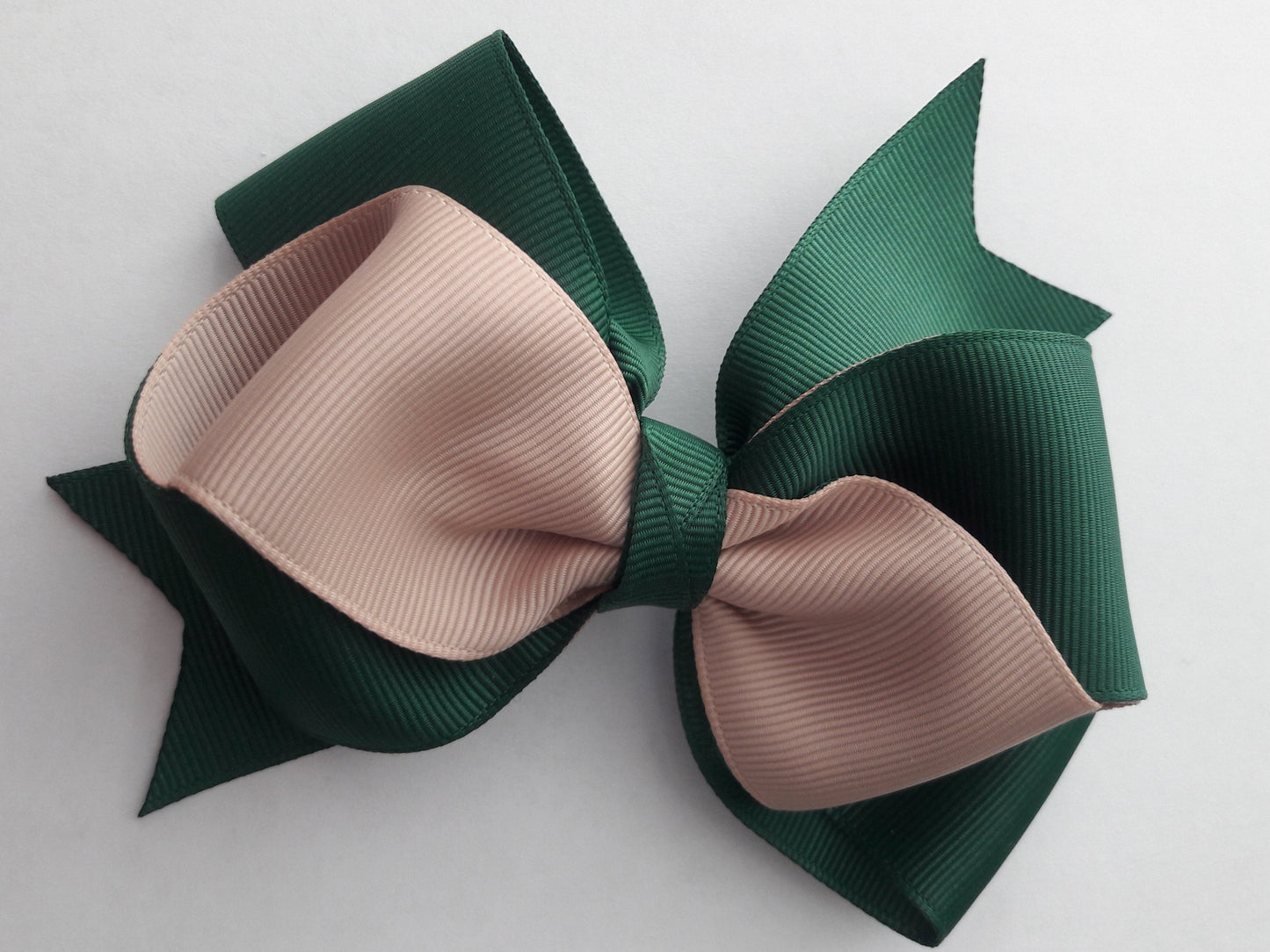 Two Tone Uniform Hair Bows/Back to School Hair Bows