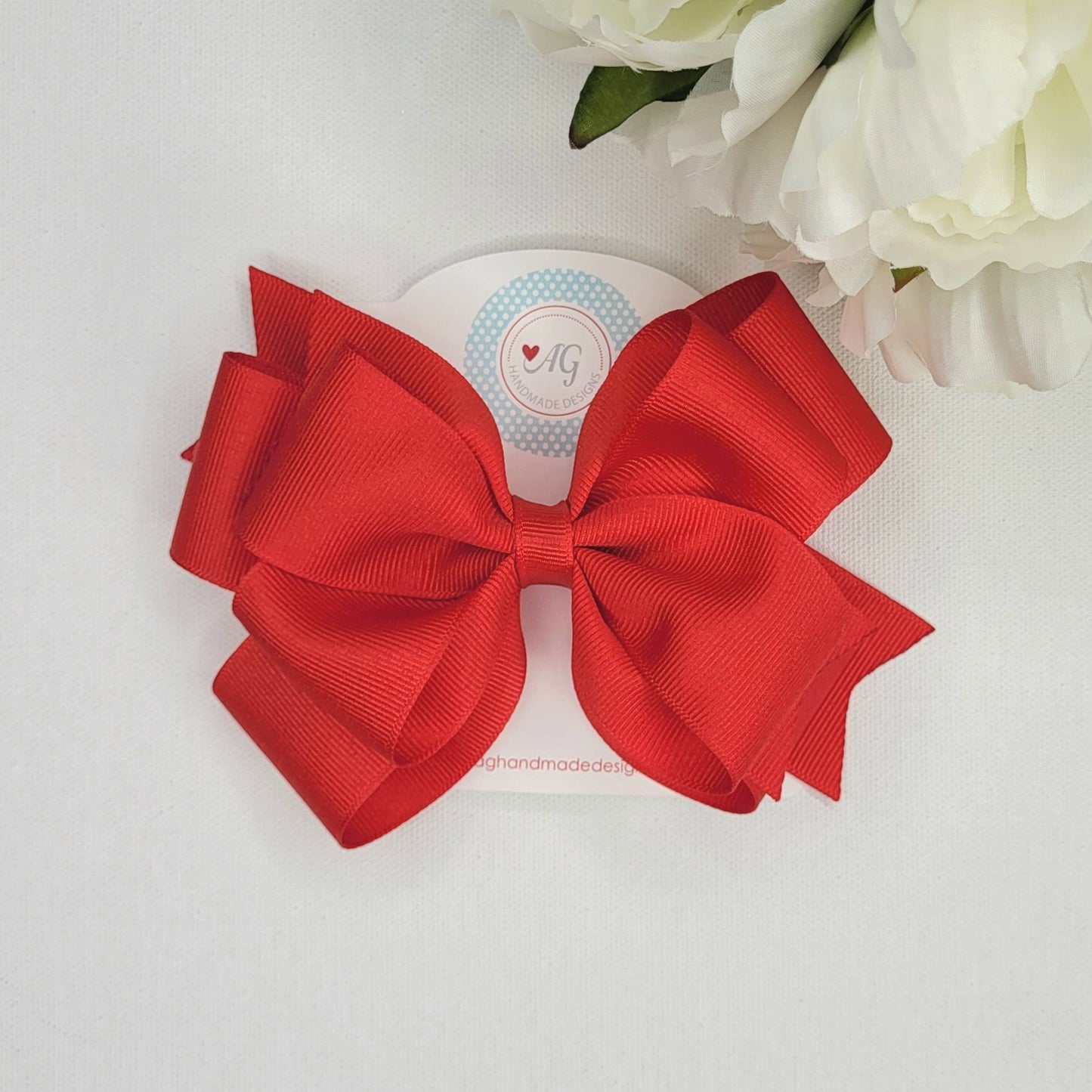 Red Hair Bow