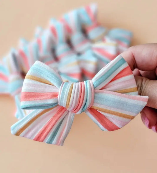 Chloe Bow-Farmhouse Stripes