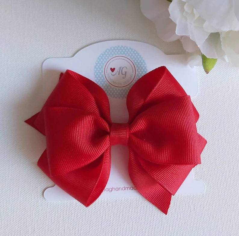 Red Hair Bow